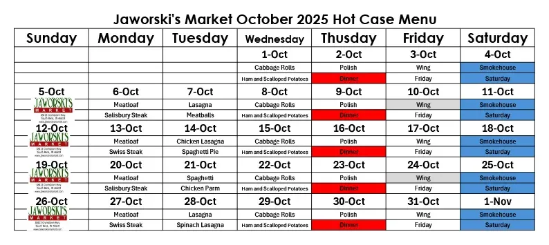 Jaworski Hot Case Menu 2-2025